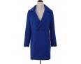 Women's Plus Size Coat,Solid Asymmetrical Long Sleeve Winter Blue / Black / Yellow Others Medium